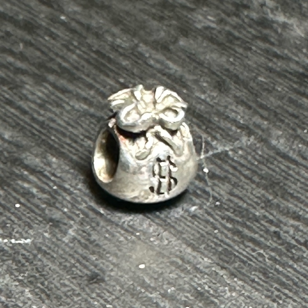 💰 Pandora bracelet charm money bag 925 ale sterling silver